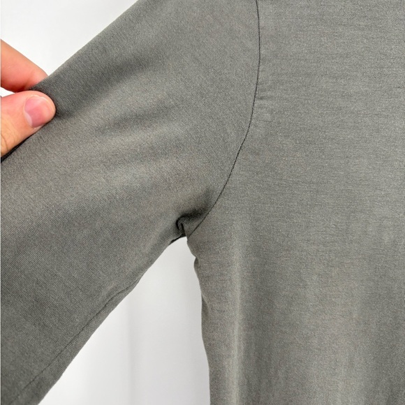 Majestic Filatures Shirt Deluxe Tee Turtle Neck Superwashed Gray Casual small - Picture 5 of 16